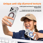 Anti-Yellowing Clear MagSafe Case with Rotating Kickstand for iPhone 17 Series