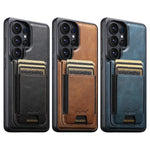 Premium Detachable Magnetic Leather Wallet Case for Samsung Galaxy S26 Ultra