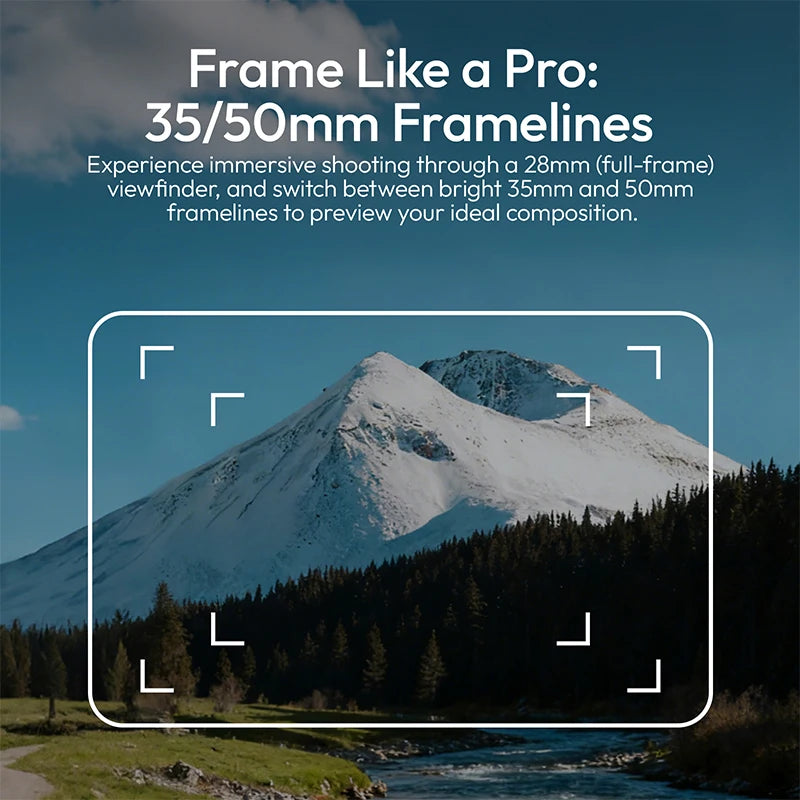 Ulanzi VF01 Waist-Level Viewfinder with 3-Element Glass Lens