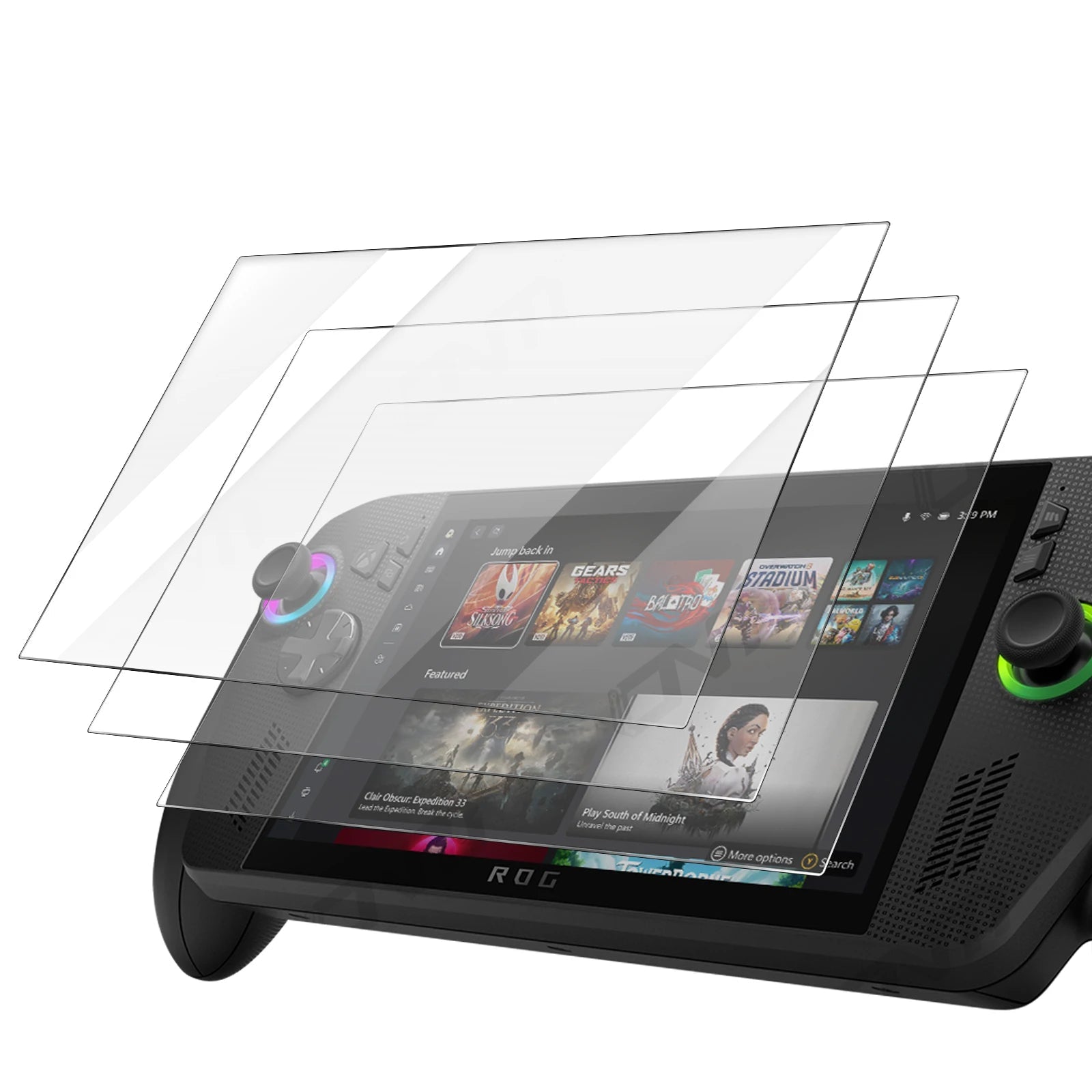 3-Pack 9H Tempered Glass Screen Protector for Asus ROG Ally X