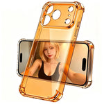 Transparent Shockproof Case with Air-Cushion Corner Bumpers for iPhone 17 Series