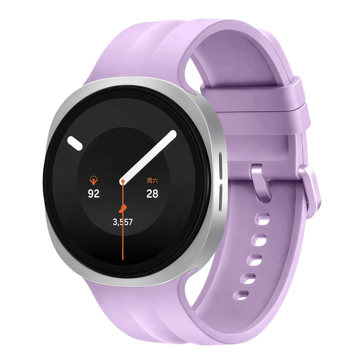 Waterproof Silicone Smartwatch Strap with Perforated Ventilation for Samsung Galaxy Watch 9