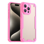 iPhone 15 Series Scratch-Proof Hard PC + Soft TPU Border Translucent Matte Case