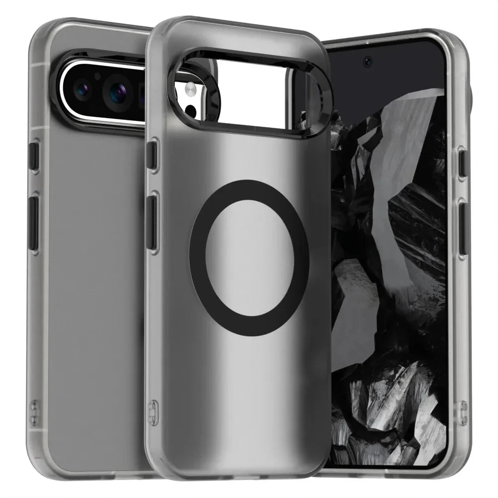 Matte Military-Grade Shockproof Magnetic Case for Google Pixel 9 Series