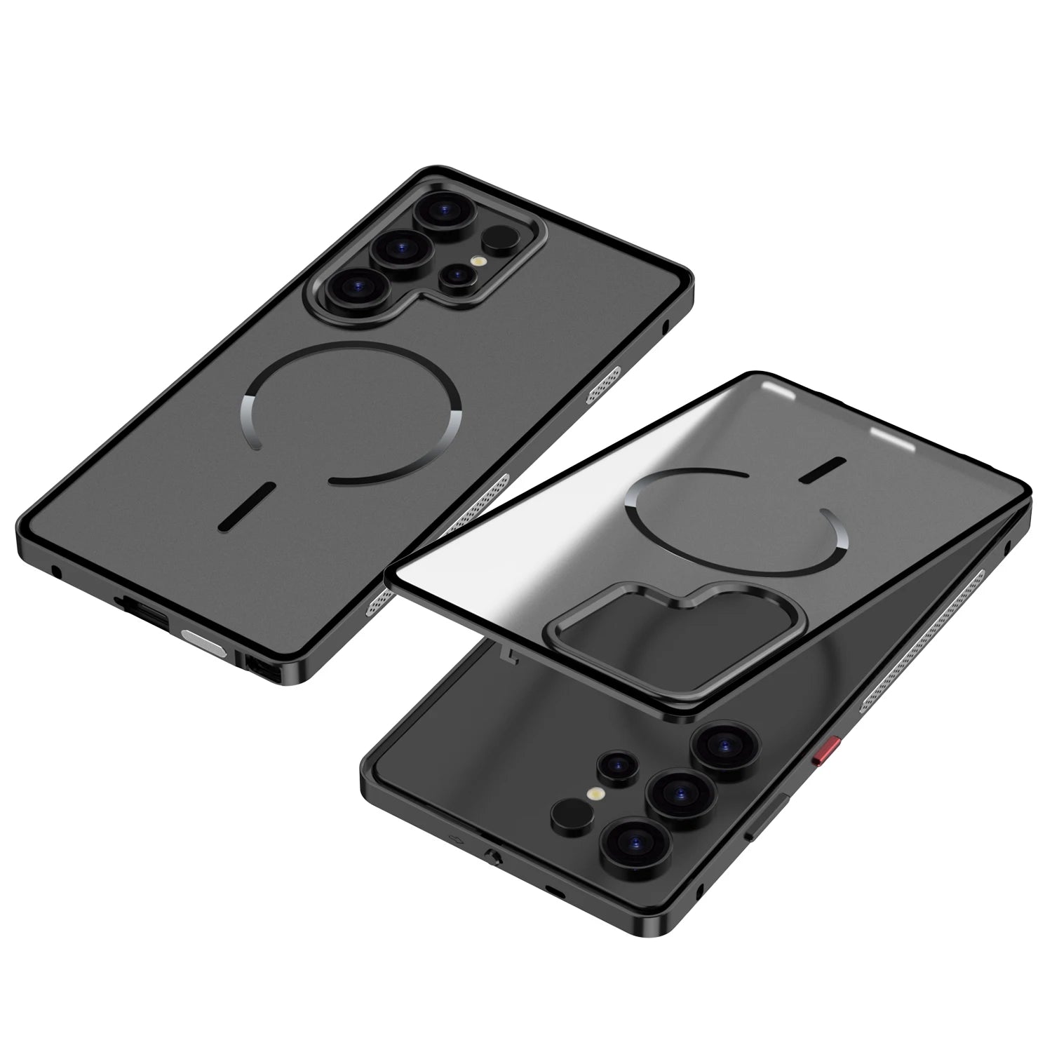 Slim Metal Frame Magnetic Case For Samsung Galaxy S24 Series