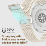 Magnetic Braided Nylon Wristband for Samsung Galaxy Watch 8 / Galaxy Watch 8 Classic