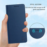 Xiaomi 17 Series RFID-Protected Magnetic Leather Flip Case
