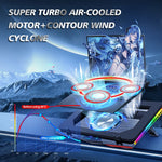 COOLCOLD Air Compression RGB Laptop Cooling Pad