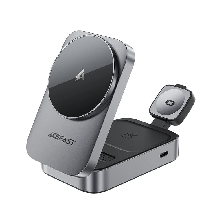 ACEFAST E22 3-in-1 Foldable 15W Magnetic Wireless Charging Station