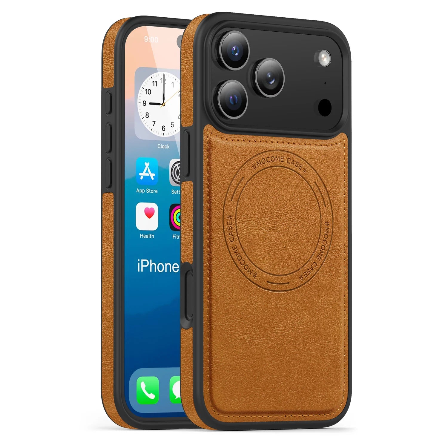 Premium Shockproof Leather MagSafe Case for iPhone 17 Series