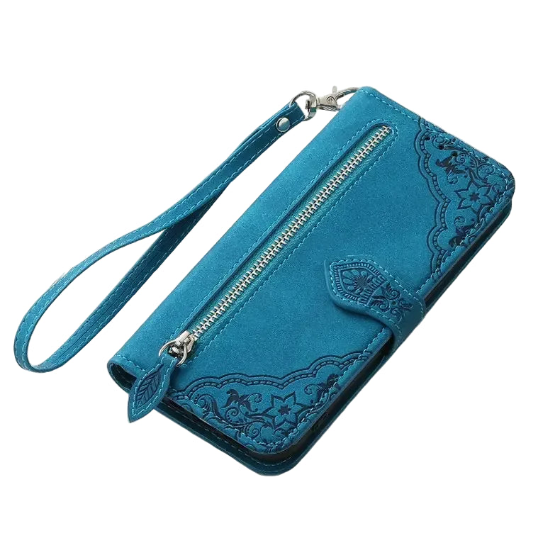 Crossbody Leather Flip Wallet Case with Card Holder for iPhone 17 Series