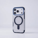 Slim Frosted MagSafe Case with Built-In Kickstand for iPhone 17 Series