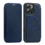 Premium Leather Flip Wallet MagSafe Case for iPhone 16 Series