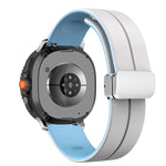 Silicone Magnetic Buckle Strap for Samsung Galaxy Watch 8 /  Galaxy Watch 8 Classic