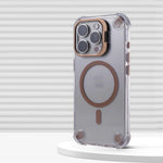 Clear MagSafe Case with Four Corner Silicone Bumpers for iPhone 16 Series