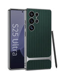 Woven Texture Leather Case for Samsung Galaxy S25 Ultra