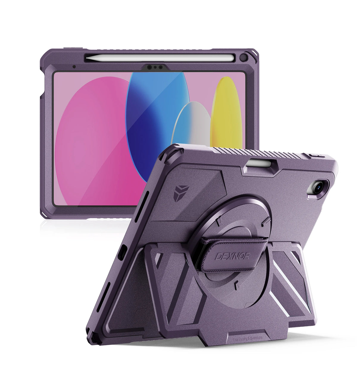 Shockproof Case with 360° Rotating Hand Grip for iPad 11th Generation