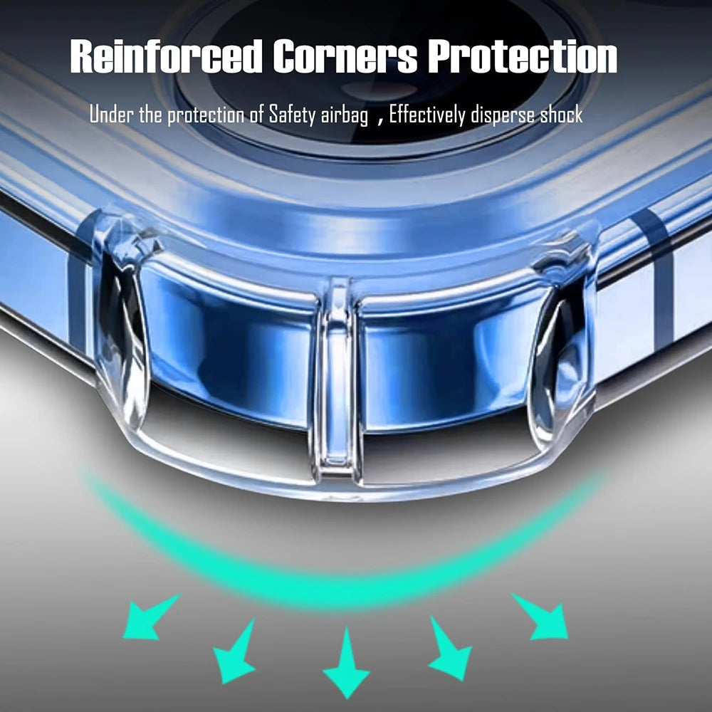Ultra-Thin Shockproof Silicone Case with Airbag Corner Protection for Samsung Galaxy S26 Series
