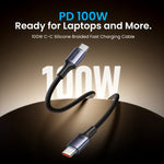 Vention 100W USB-C Braided Fast Charging Cable