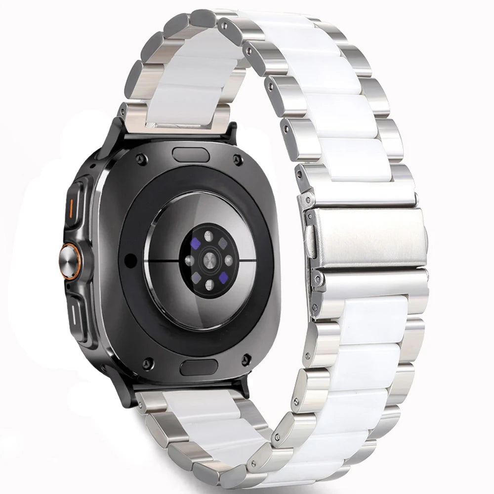 Premium Ceramic Metal Bracelet for Samsung Galaxy Watch Ultra 2025