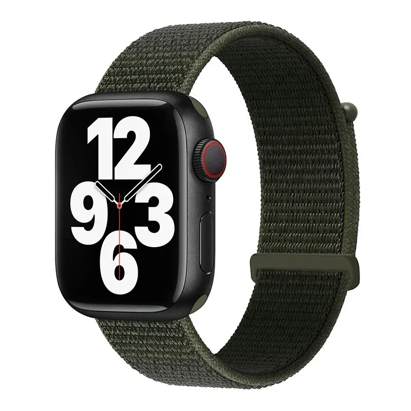 Breathable Nylon Elastic Strap for Apple Watch