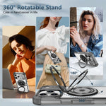 Shockproof Armor MagSafe Case with 360° Rotating Bracket for iPhone 17 Series