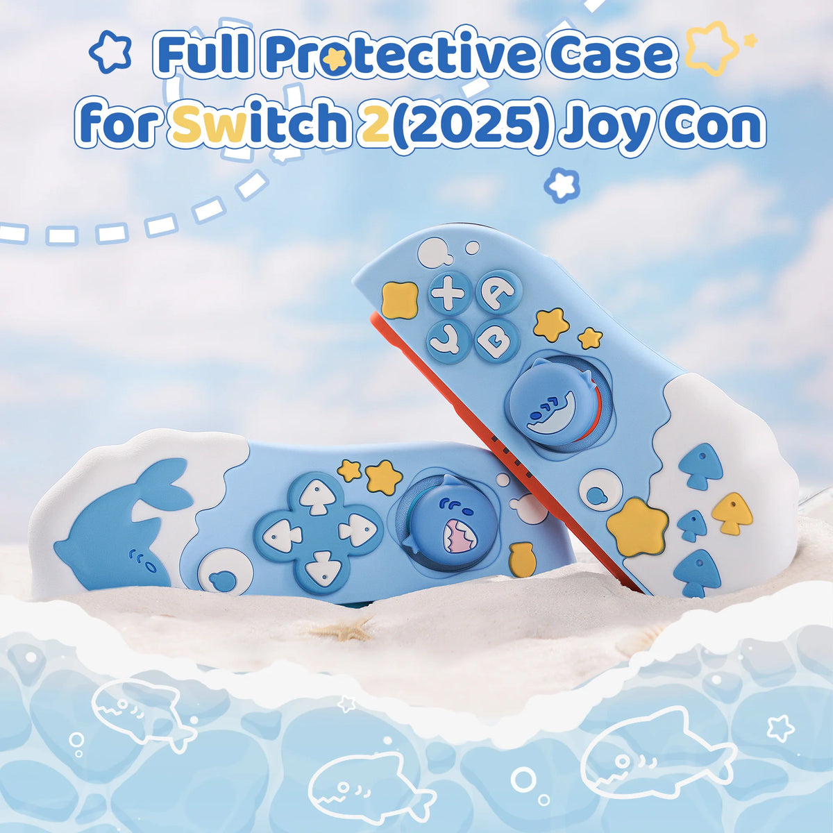 Shock-Absorbing Silicone Nintendo Switch 2 Joy Con Case
