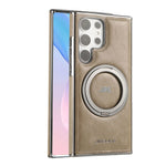 Shockproof Magnetic Leather Case with Kickstand for Samsung Galaxy S24 Series