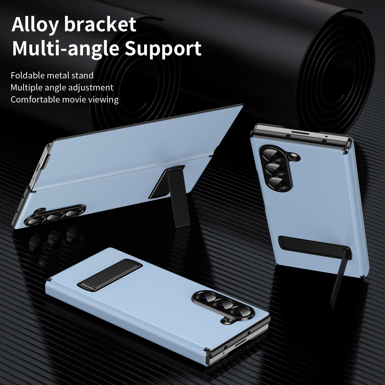 Slim Folding Hard Case with Stand for Samsung Galaxy Z Fold 6