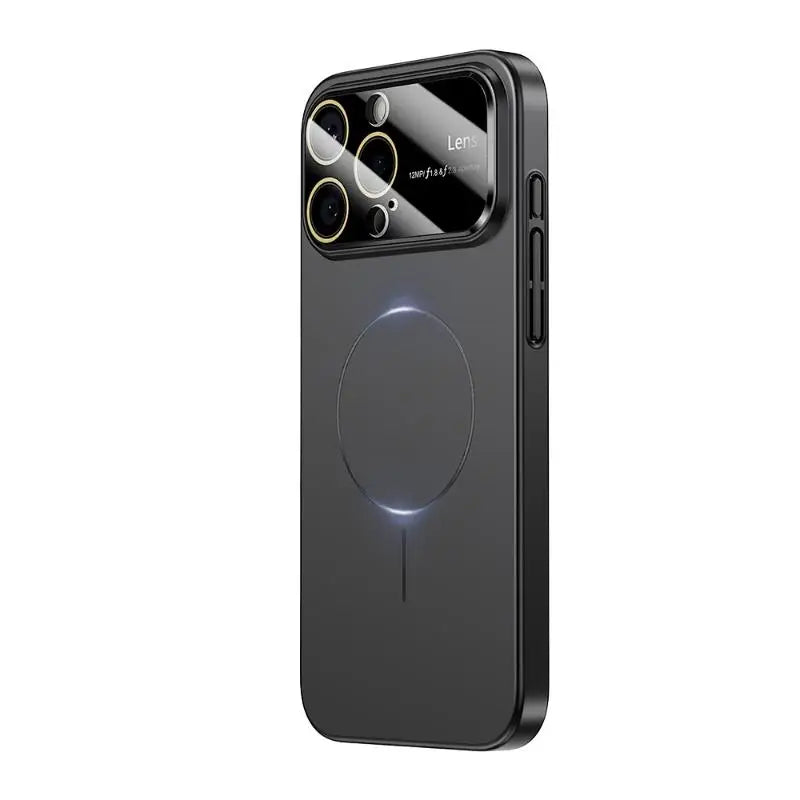 Hard Shell MagSafe Case with Lens Film Window for iPhone 16 Series