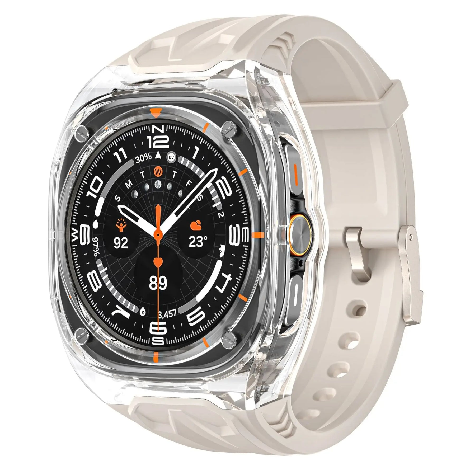 PC Case with TPU Strap for Samsung Galaxy Watch Ultra (2025)