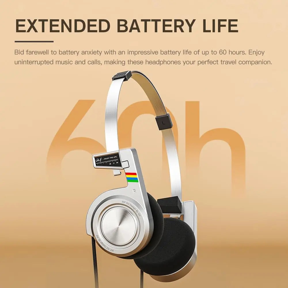 iKF R3 Premium Retro Wireless Headphones