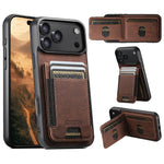 Premium PU Leather Wallet Case for iPhone 17 Series