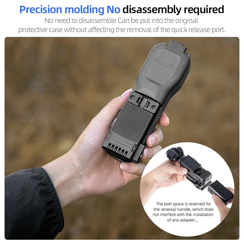 DJI Osmo Pocket 4 Magnetic Desktop and Riding Mount