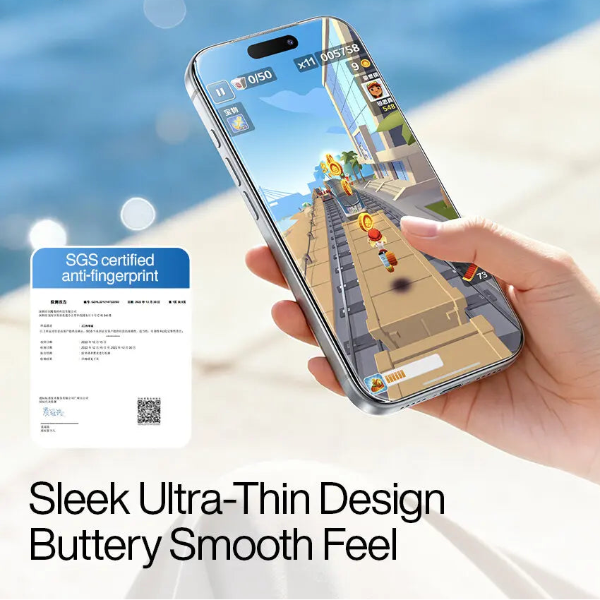 HD Tempered Glass Screen Protector with 3D Pressure Chamber Application for iPhone 17 Series