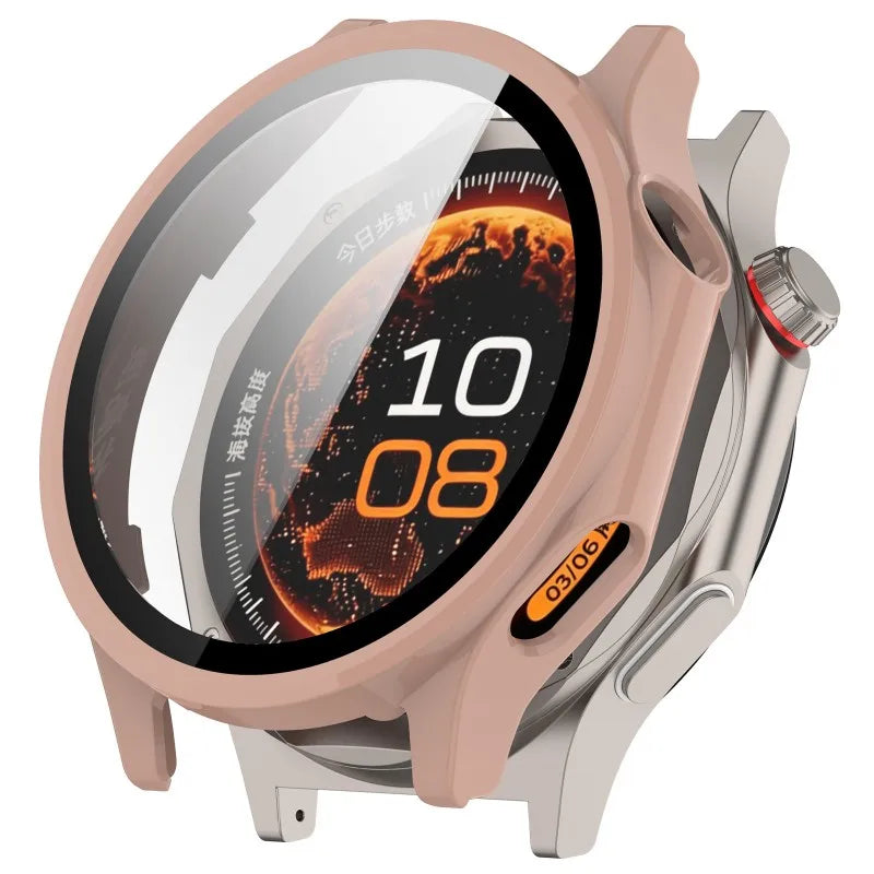 OnePlus Watch 4 Protective Case with Integrated Tempered Glass Shield