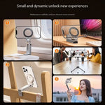 Universal Foldable Magnetic Phone Tripod Stand