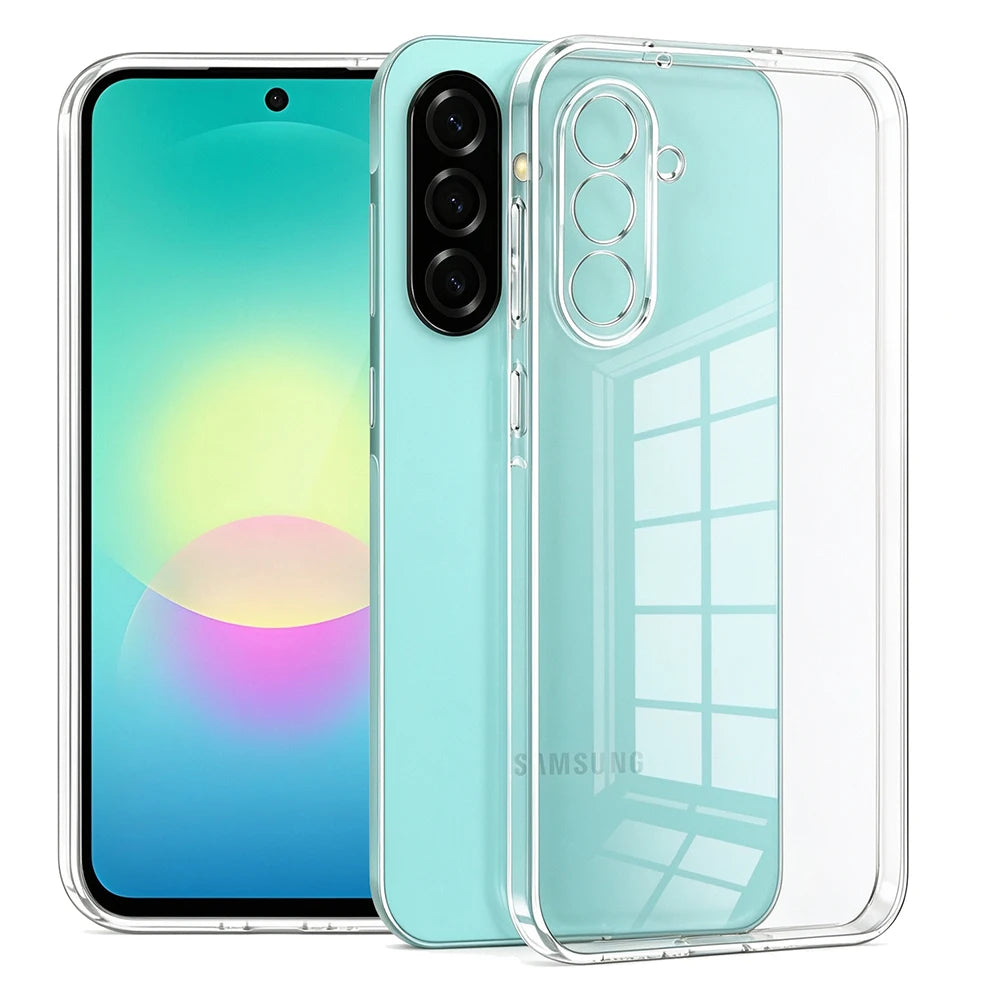 Ultra-Thin Clear TPU Case with Raised Edge Protection for Samsung Galaxy A27