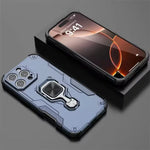 Durable Multi-Function Magnetic Case with Metal Ring Holder for iPhone 15 Series