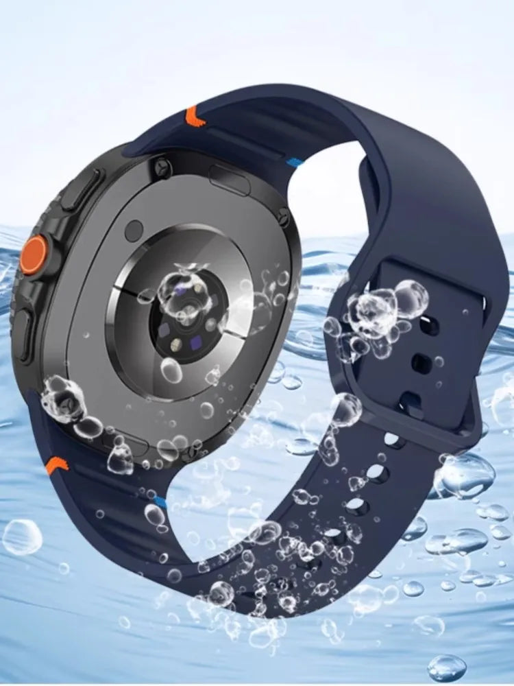 Sport Silicone No-Gap Band for Samsung Galaxy Watch 8 / Galaxy Watch 8 Classic