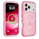 Clear PC+TPU Hybrid Shockproof Case with MagSafe Ring for iPhone 18 Series