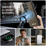 Samsung Galaxy S25 Series Magnetic Leather Phone Case