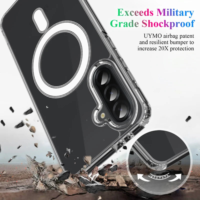 Samsung Galaxy A36 Magnetic Transparent Case
