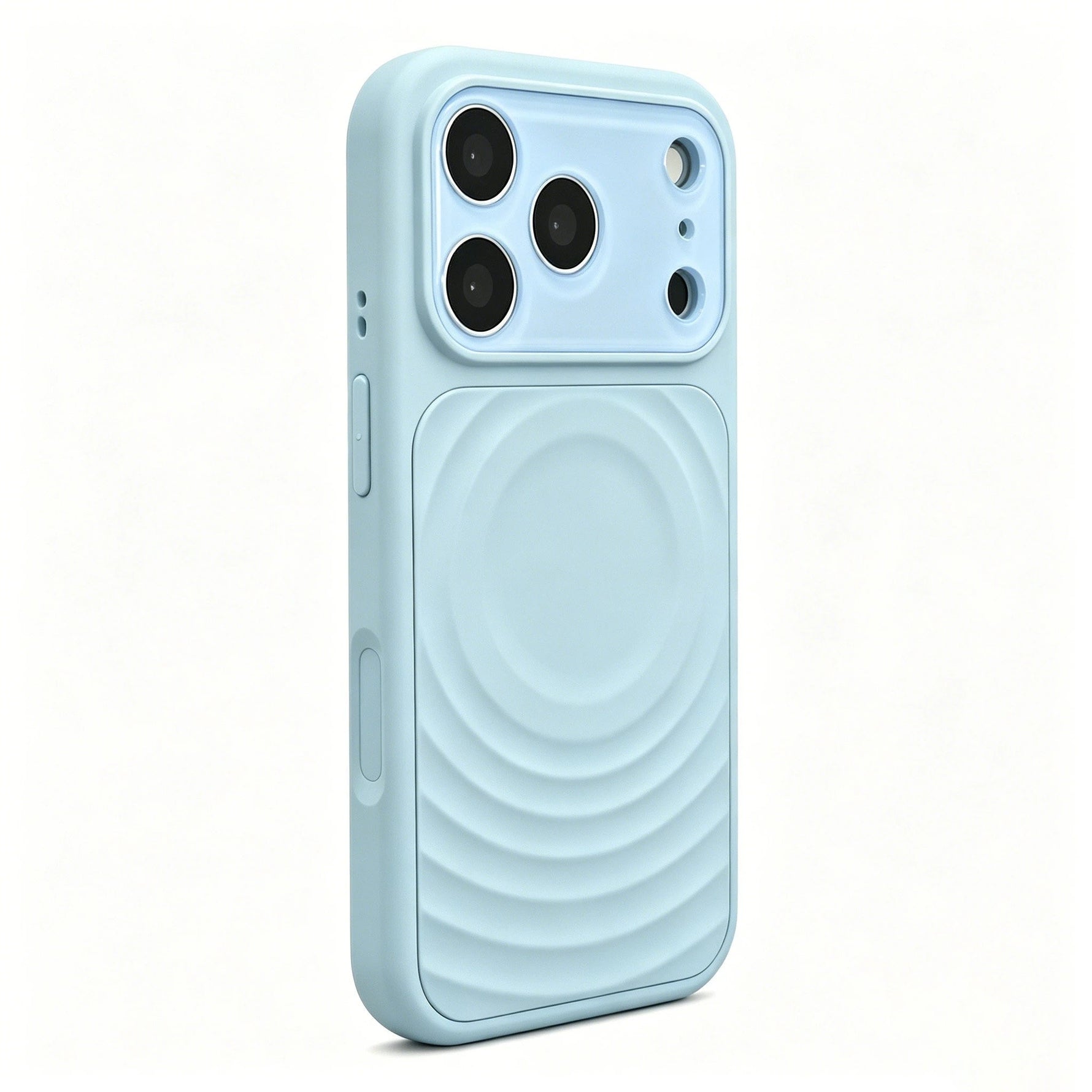 Premium Water Ripple MagSafe Silicone Cover for iPhone 17 Series