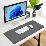Extended Felt Desk Pad With Non-Slip Base