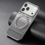 Carbon Fiber MagSafe Case with 360° Rotating Kickstand for iPhone 17 Series
