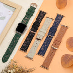 Elegant Glossy Floral Strap for Apple Watch