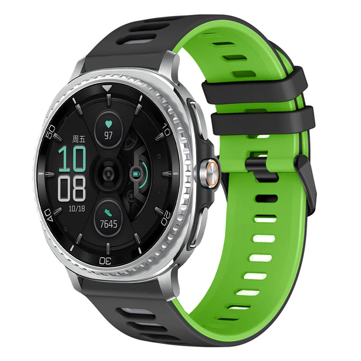 Durable No-Gap Sport Silicone Wristband for Samsung Galaxy Watch 8 & Galaxy Watch 8 Classic