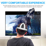 Pressure-Reducing Soft TPU Head Strap for Meta Quest 3