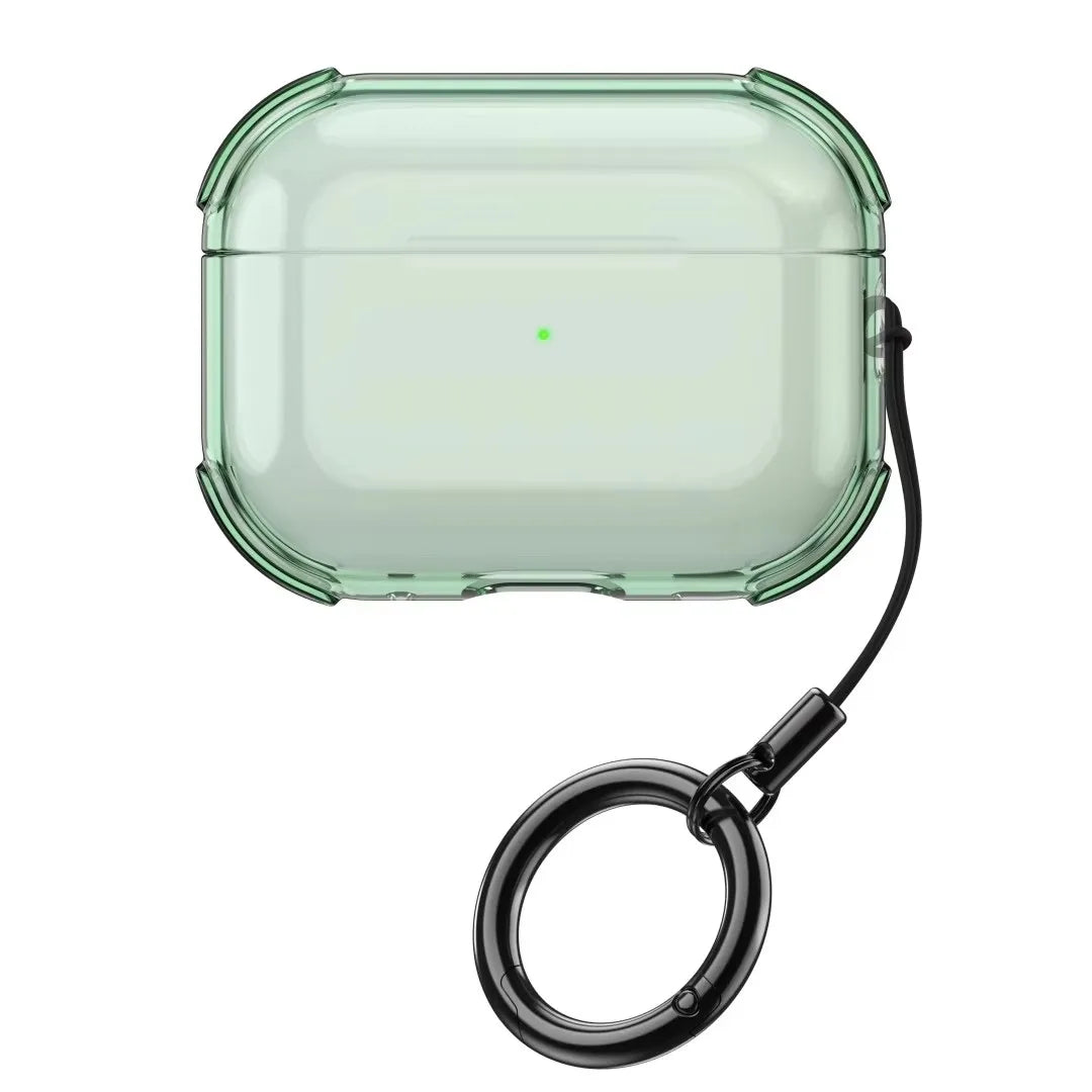 Soft TPU AirPods Pro 3 Case with Keychain Lanyard